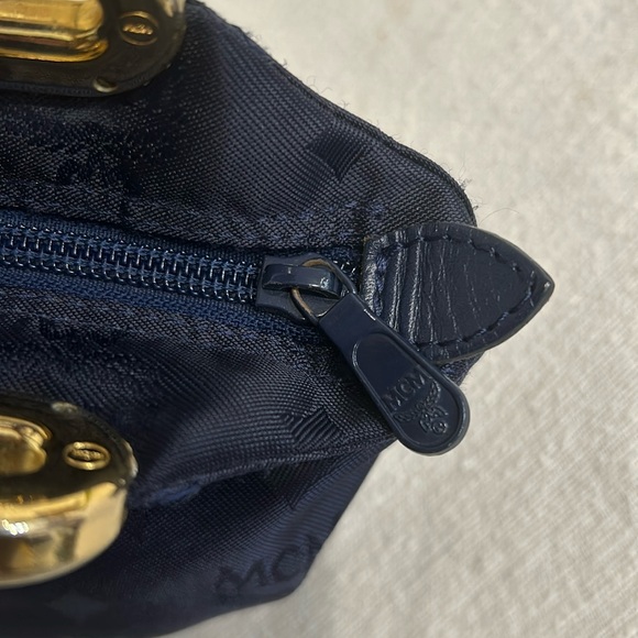 Authentic MCM Cognac Viseto Boston Bag mini - Picture 10 of 15